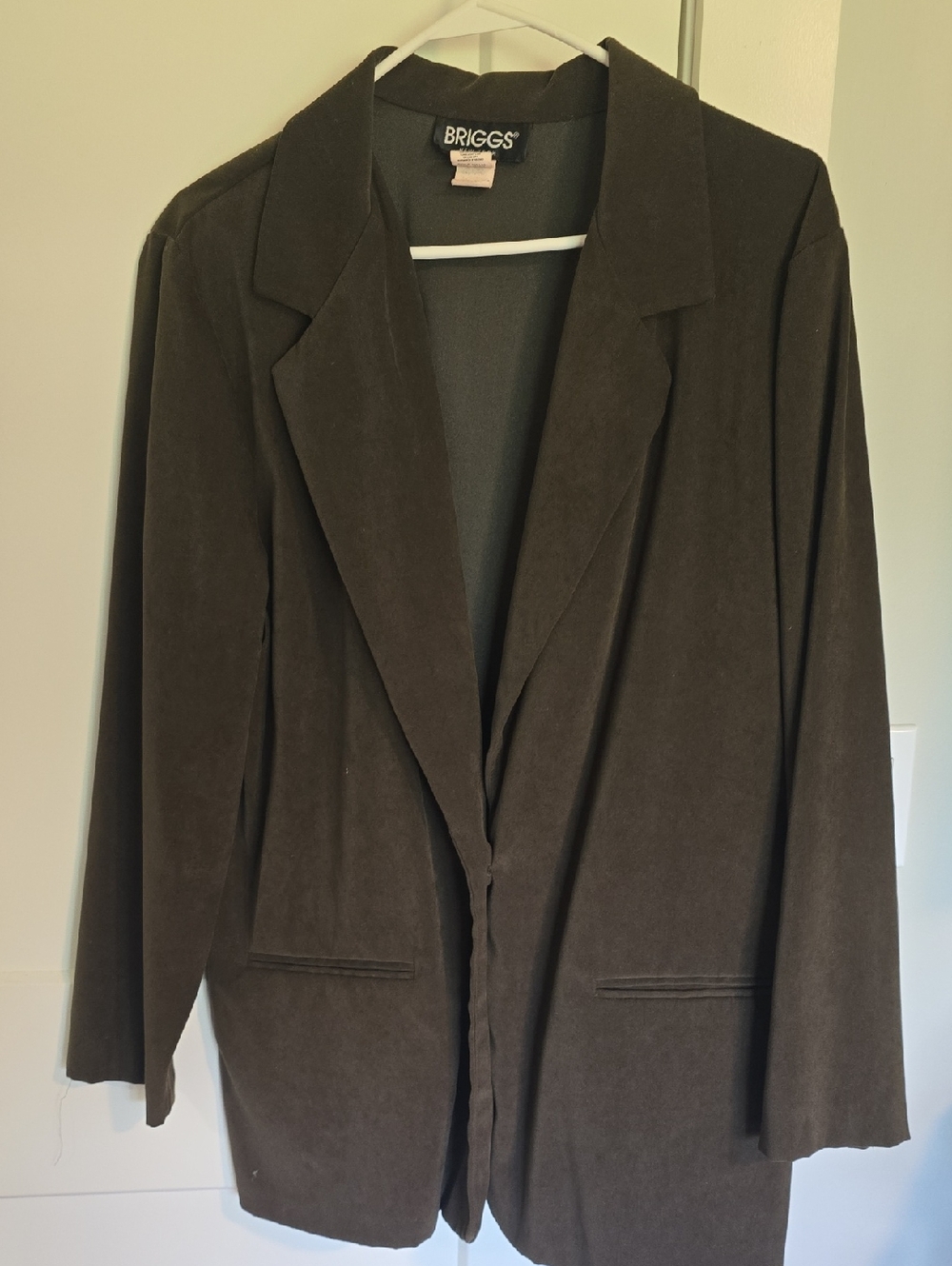 Briggs New York Brown Women's Blazer Jacket